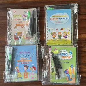 Magic Copybook Bundle: Math, English, French, Arabic for Kids Ages 3+