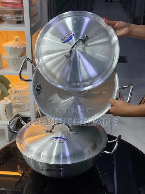 Heavy Duty Aluminium Karai (Wok) - 1