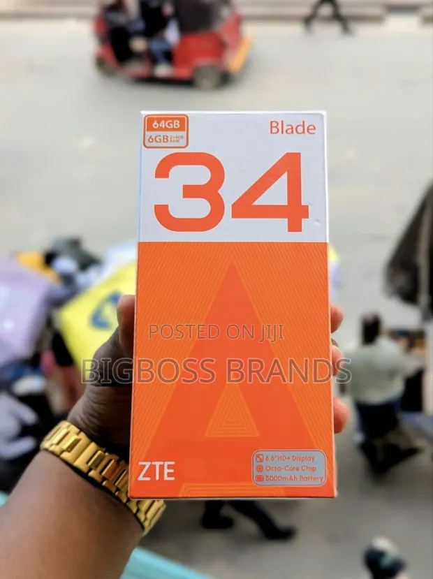 New ZTE Blade A34 64GB Black - 1