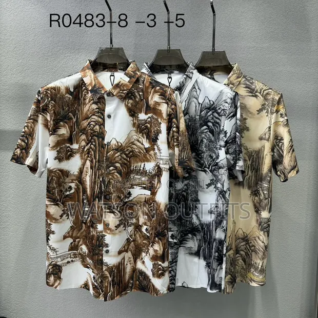 Zara Men's Short Sleeve Shirts - Multicolor - 1