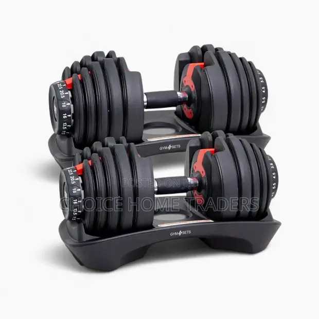 Adjustable 24kg Dumbbell Set - 1