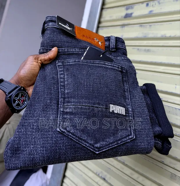Jeans Nzuri za Kiume Zinazonyumbulika na Rangi Isiyofifia - 1