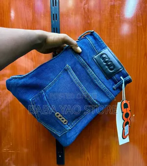 Men's Casual Slim Fit Jeans - Baby Blue