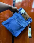 Men's Casual Slim Fit Jeans - Baby Blue - 5