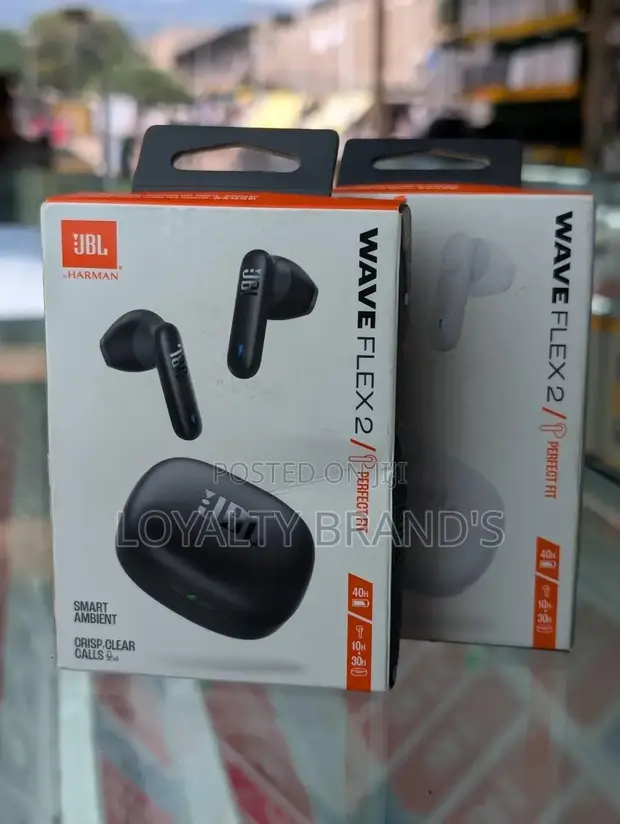 JBL Wave Flex 2 Earbuds za Open Fit - Mpya Kabisa - 1
