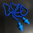 Vaultex Corded Mushroom Ear Plugs - Blue - 1