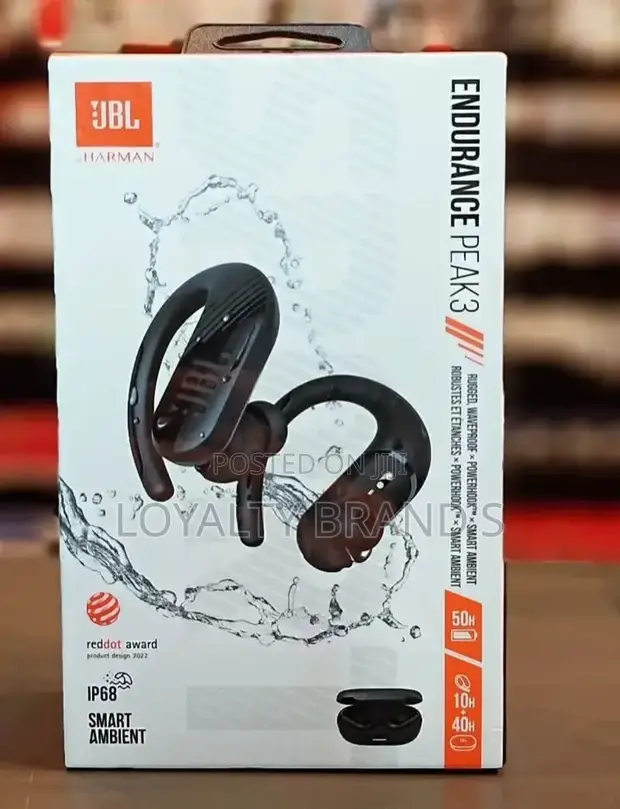 JBL Endurance Peak 4 Sports Earbuds | Waterproof, Strong Fit - 1