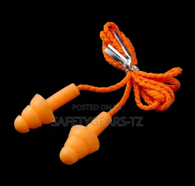 Earplugs za Silicone zenye Kamba za Kinga ya Kusikia - 1