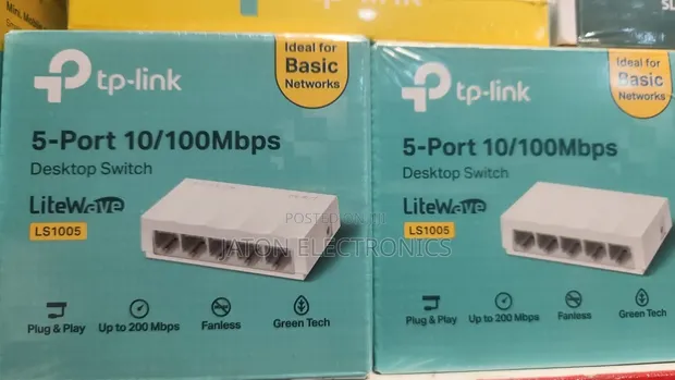 TP-Link Desktop Switch 5-Port 10/100Mbps - 1