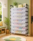 9-Tier Shoe Rack Portable - Kiweka Viatu Uwezo Mkubwa - 1