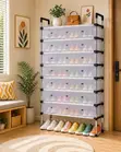 9-Tier Shoe Rack Portable - Kiweka Viatu Uwezo Mkubwa - 3