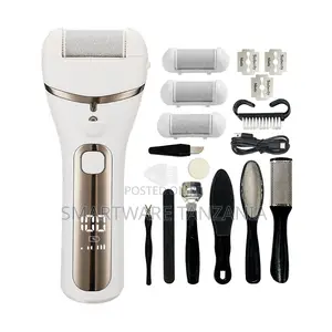 Electric Callus Remover Pedicure Kit - Champagne