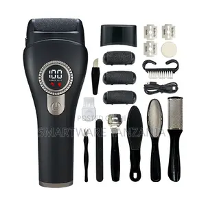 Electric Double Roller Callus Remover Pedicure Set