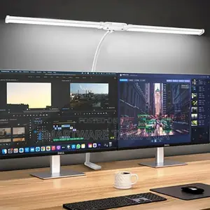 Dual Bar LED Monitor Lamp Clamp - Wide Coverage