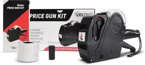Veltec 8-Digit Single Line Price Gun Kit - Black