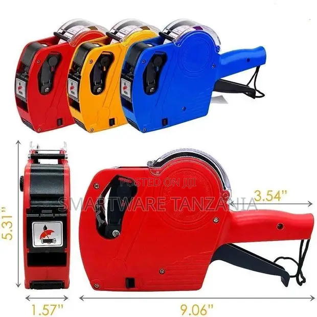 MX5500 Price Gun 3-Color Set (Red, Yellow, Blue) - 1