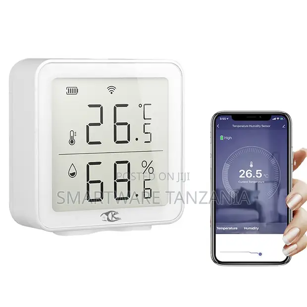Smart WiFi Humidity & Temperature Sensor with App Control - 1