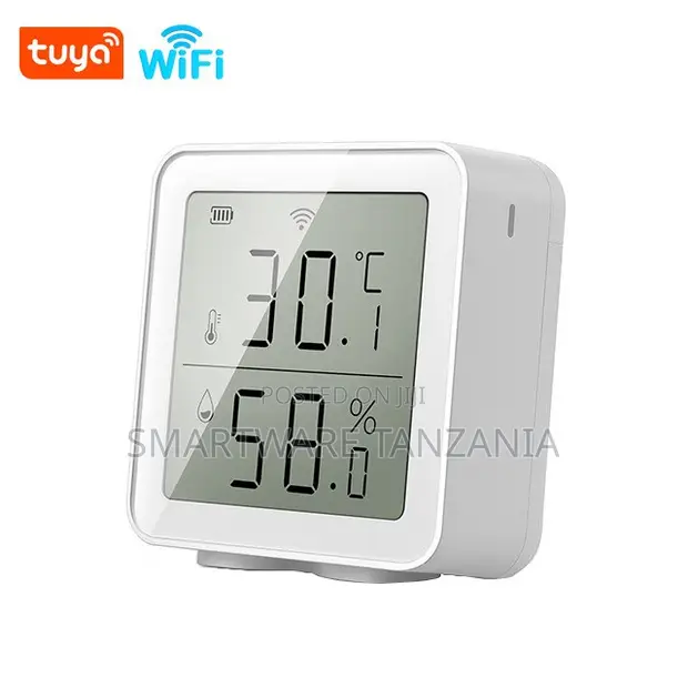 Tuya WiFi Smart Thermometer Hygrometer with LCD Screen - 1