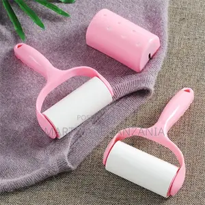 Pink Lint Roller Set with Travel Refill