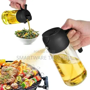 Glass Oil Spray Dispenser Bottle for BBQ & Salad