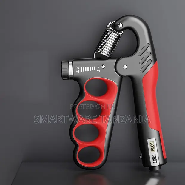 Mkono wa Kuimarisha Nguvu (Grip Strengthener) Unaoweza Kurekebishwa 5-100kg na Kirekodi - 1