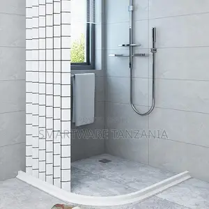 Kamba Nyeupe ya L-Shape kwa Pembe ya Shower (Mita 3)