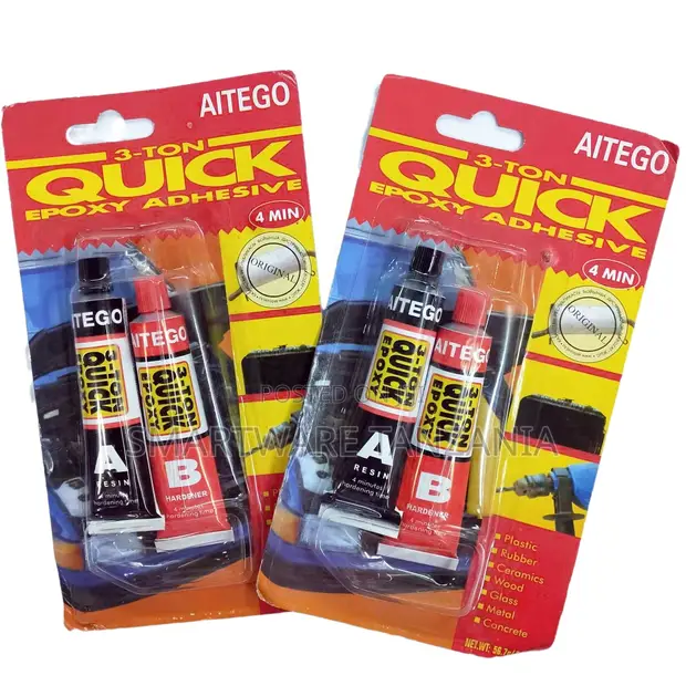 Aitego 3-Ton Quick Epoxy Adhesive (4 Min Set) - 1
