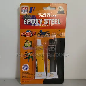 UIU Epoxy Steel 4-Minute Kwik-Set AB Adhesive
