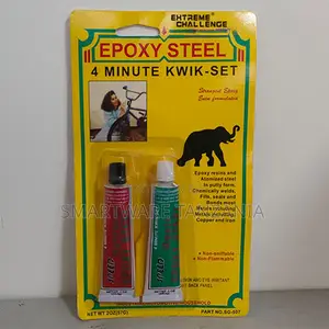 Epoxy Steel 4-Minute Kwik-Set Speed Hardener Resin Glue