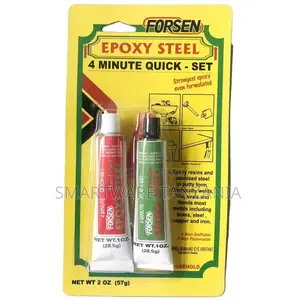 Forsen Epoxy Steel 4-Minute Quick-Set Adhesive 57g