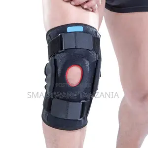 Adjustable Hinged Knee Brace - Open Patella, Blue Label