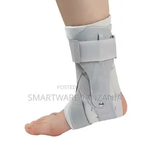 Grey Rigid Ankle Brace with Lateral Shell