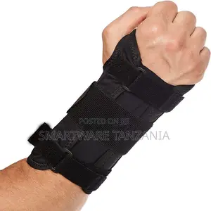 Rigid Wrist Support Brace with Splint and Velcro Straps