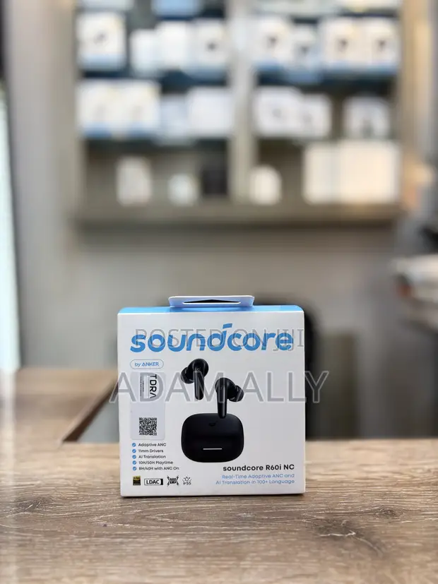 Soundcore R60i NC Wireless Earbuds - Black - 1