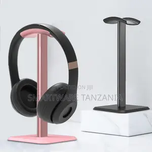 Aluminum Headphone Stand - Pink & Black