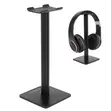 Black Aluminum Headphone Stand - Universal Desk Holder - 2