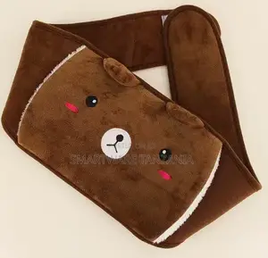 Brown Bear Hot Water Bottle Waist Wrap Plush Cover
