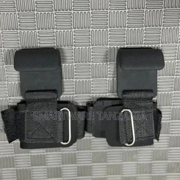 Gym Wrist Wraps with Hook Straps - Pair - 1