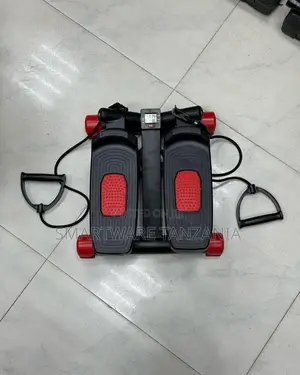 Compact Mini Stepper Exercise Machine with LCD Screen & Bands