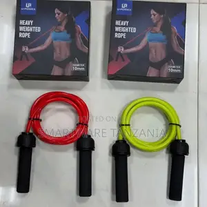 Kamba ya Kuruka ya U-Powex Iliyo na Uzito 10mm Nyekundu/Njano
