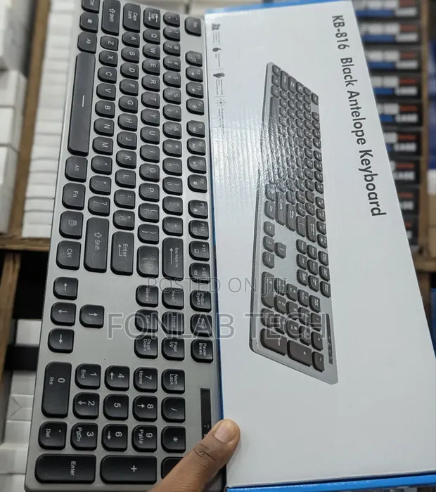 Wireless Bluetooth Keyboard with Dongle - 1