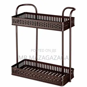 2-Tier Stainless Steel Kitchen/Bathroom Organizer