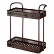2-Tier Stainless Steel Kitchen/Bathroom Organizer - 1