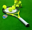 Racket ya Tennis Mpya na Mipira - 1