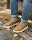 Viatu Vipya vya Ngozi vya Zara kwa Wanaume - Loafers za Kawaida - 2