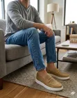 Viatu Vipya vya Ngozi vya Zara kwa Wanaume - Loafers za Kawaida - 3