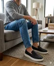 Viatu Vipya vya Ngozi vya Zara kwa Wanaume - Loafers za Kawaida - 5