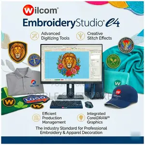 Wilcom Embroidery Studio E4 Kubuni + Digitizing
