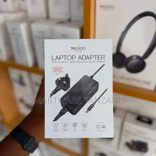 Yesido 65W Universal Laptop Adapter Fast Charging - 1