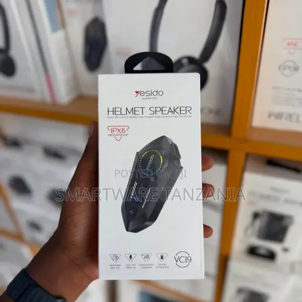 Yesido Helmet Bluetooth Speaker IPX6 Waterproof - 1
